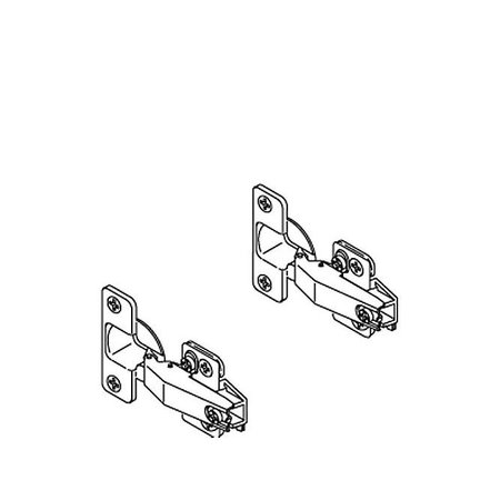 KOHLER Hinges, With Mounting Plates And Screws 1068657-F40